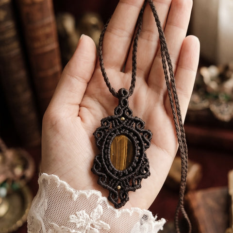 Tiger’s Valor ~ Tiger's eye necklace
