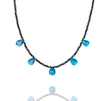 Swiss Blue Topaz Necklace