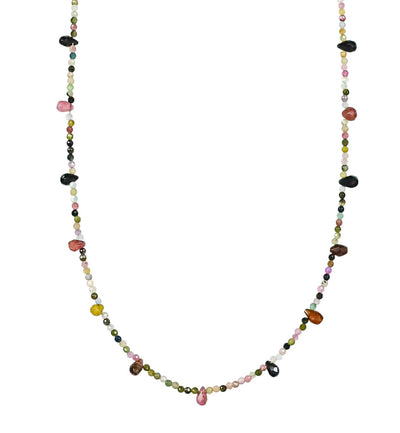 уронить ~ Multi Tourmaline Necklace