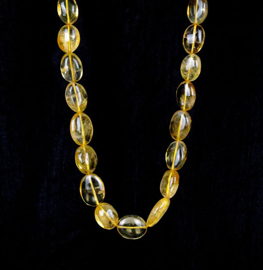 Citrine Tumble Necklace 1951