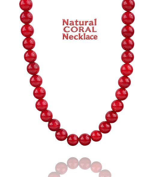 Coral Necklace natural  Beads 1806
