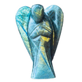 Angel in Full-Flash Labradorite — Hand-Carved Crystal Sculpture