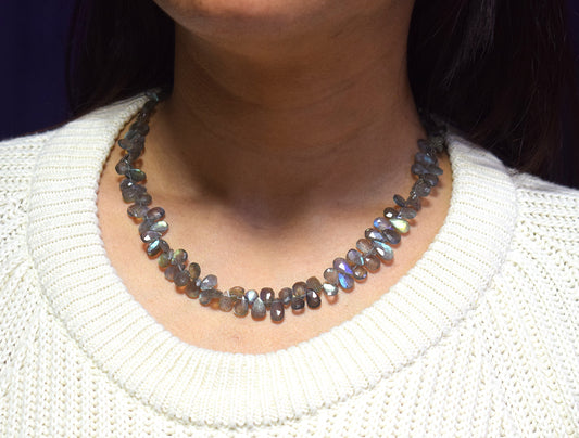 Drops ~ Labradorite Necklace 4174