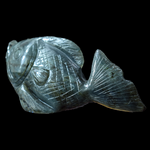 Fish in Labradorite — Hand-Carved Crystal Sculpture (Limited Edition)