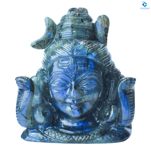 Shiv ji Murti ~ Labradorite