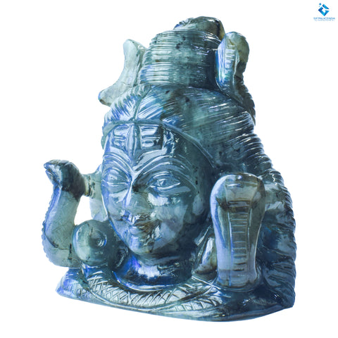 Shiv ji Murti ~ Labradorite