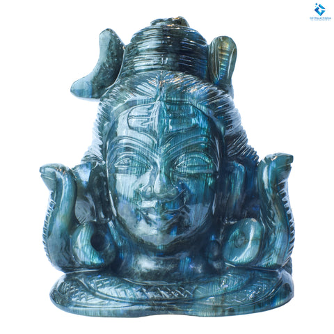Shiv ji Murti ~ Labradorite