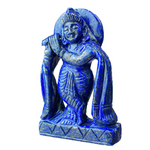 Krishna Ji in Lapis Lazuli — Hand-Carved Crystal Idol