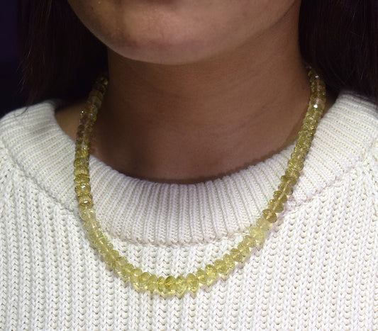 Lemon Topaz Necklace 3639