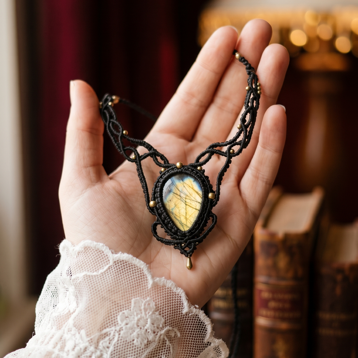 Phantom Glow - labradorite Necklace