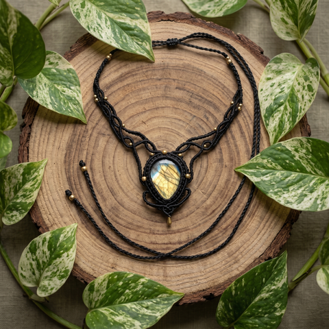 Phantom Glow - labradorite Necklace