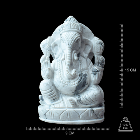 Ganesh ji ~ Howlite