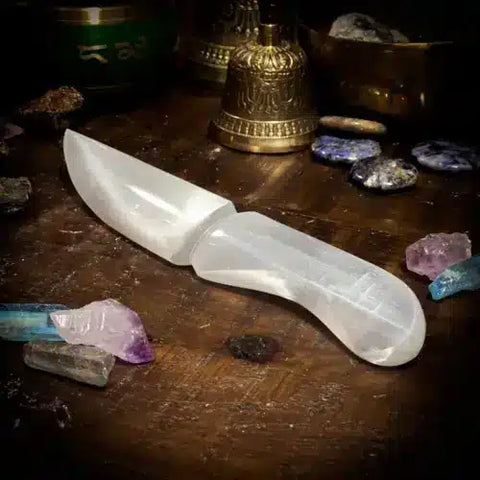 Selenite Knife