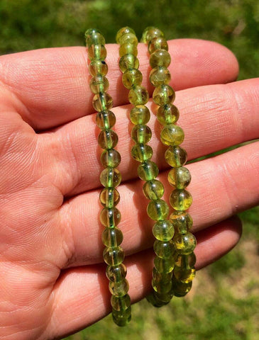 Natural Peridot Bracelet