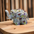 Gemstone Elephant Sterling Silver 925 Luxury Gift