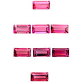 Pink Tourmaline Baguette Cut