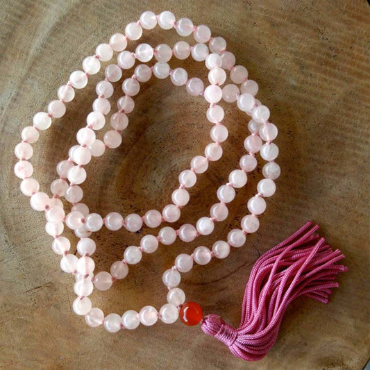 Rose Quartz jaap Mala 1080