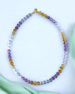Natural ametrine rainbow bead necklace – Gift Palace India