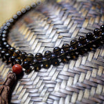 Smokey Quartz Jaap mala ( 108 + 1 )