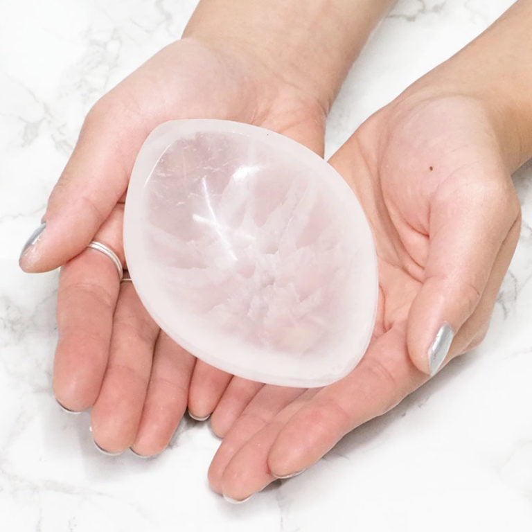 Selenite Large Eye Bowl 7 inches