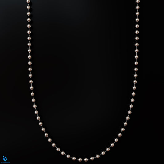 Luna Beads Pure Silver Chain 2048
