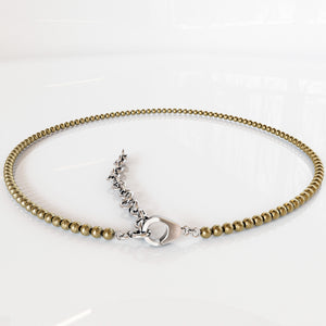 Natural pyrite anklet for wealth and abundance – Gift Palace India