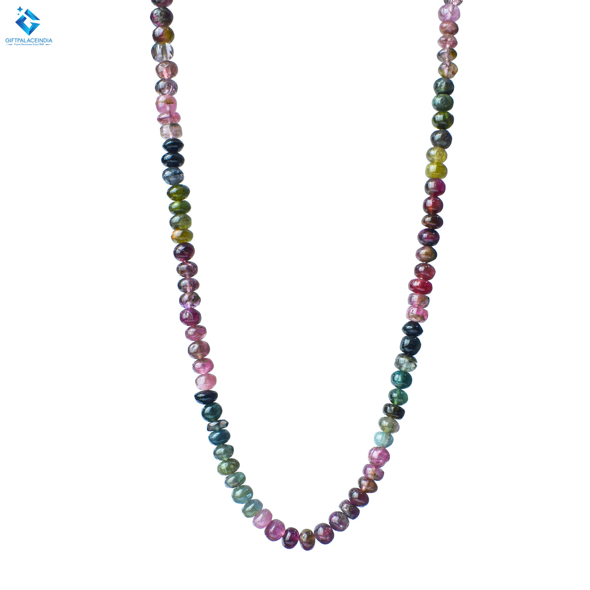 Calm & Balance Rainbow Tourmaline Necklace