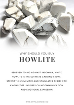 Howlite 2 Line adjustable Bracelet