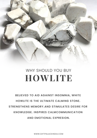 Howlite Bracelet ( Strengthens memory )
