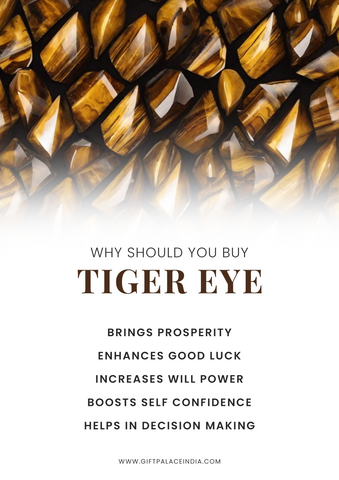 Tiger's eye Pocket stone - Courage, Strength