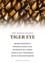 Tiger's eye Graduation Necklace