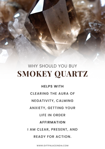 Smokey Quartz bracelet - Disperse fear