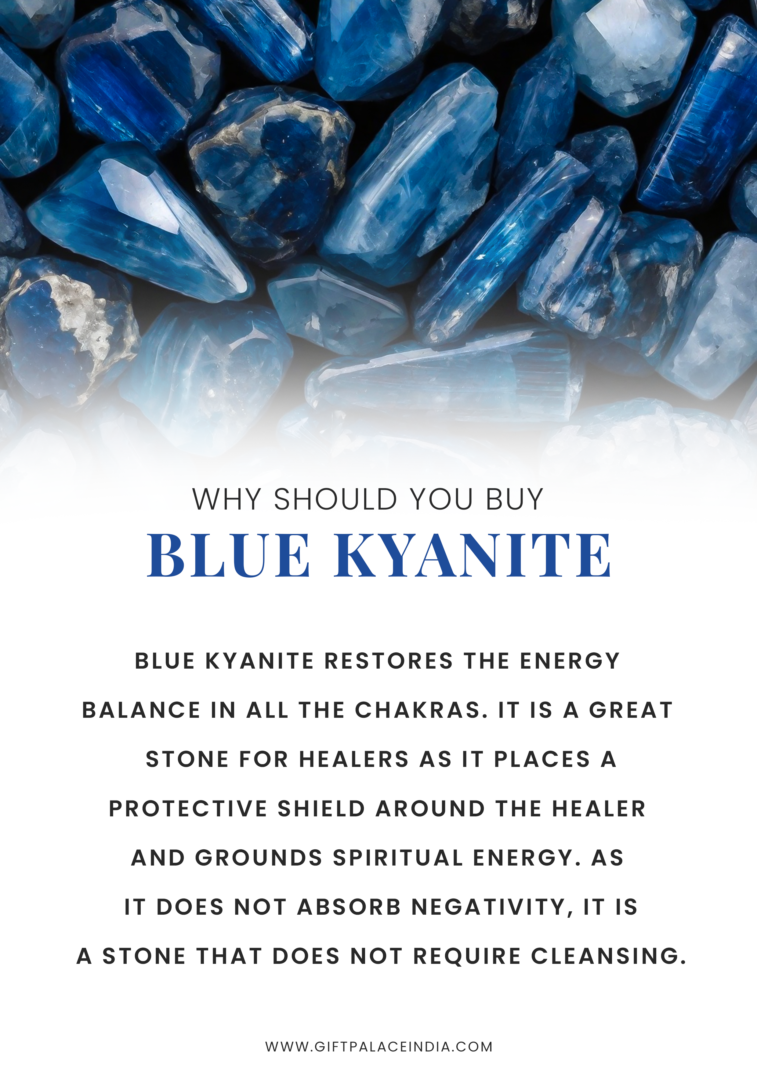 Blue Kyanite raw 1 Piece Per Order