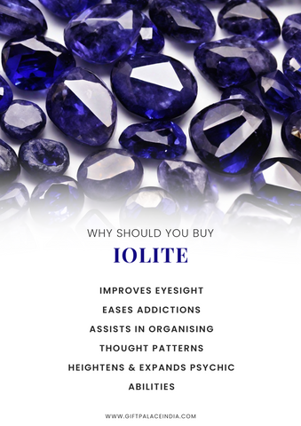 Iolite raw Crystals - 1 Piece Per Order