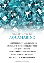 Aquamarine Tumbles - 1 piece per order