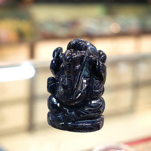 Blue Sandstone Ganesha