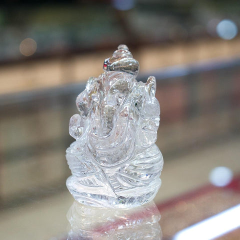 Clear Quartz Ganesha