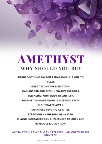 Amethyst Bracelet (  disbands anxiety )