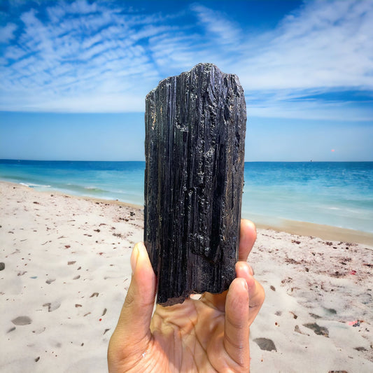 Black Tourmaline raw Protection From Evil Eyes 1600
