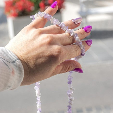 Amethyst Chips Necklace