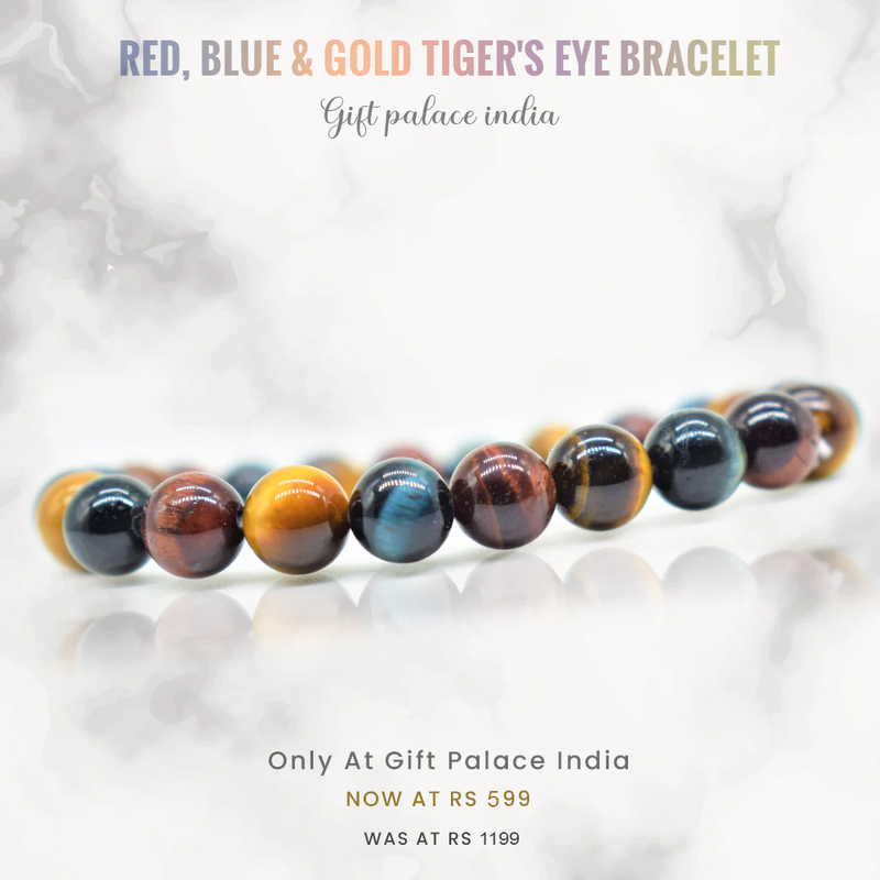 Multi tiger's eye bracelet for confidence and protection – Gift Palace India