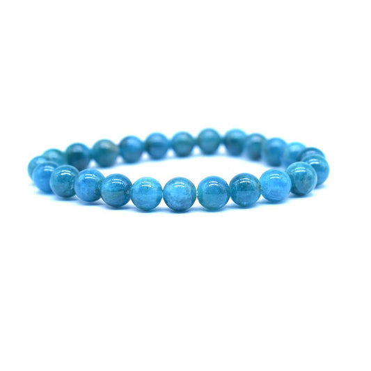 Blue Apatite Bracelet - achieve goals 1048