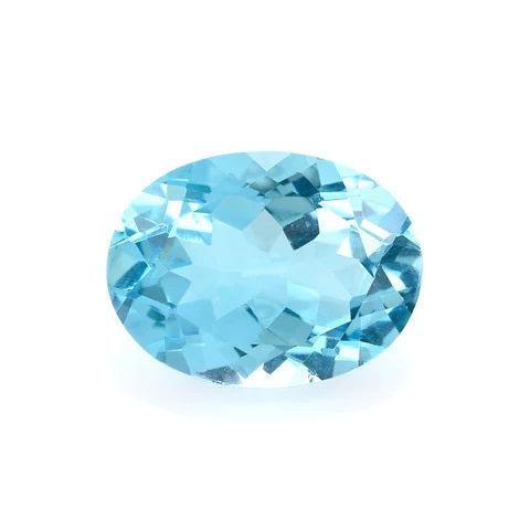 Blue Topaz Cut gemstone