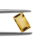 Citrine Baguette Cut Gemstone