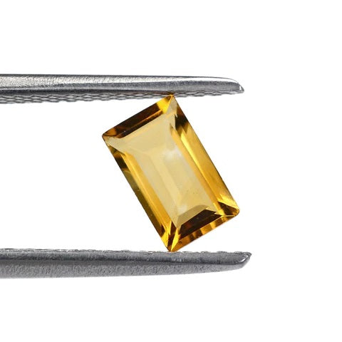 Citrine Baguette Cut Gemstone