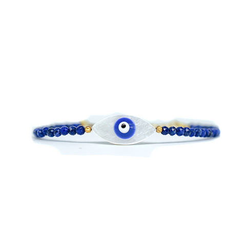 Lapis Lazuli Evil Eye Bracelet