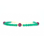 Green Onyx & Ruby Bracelet