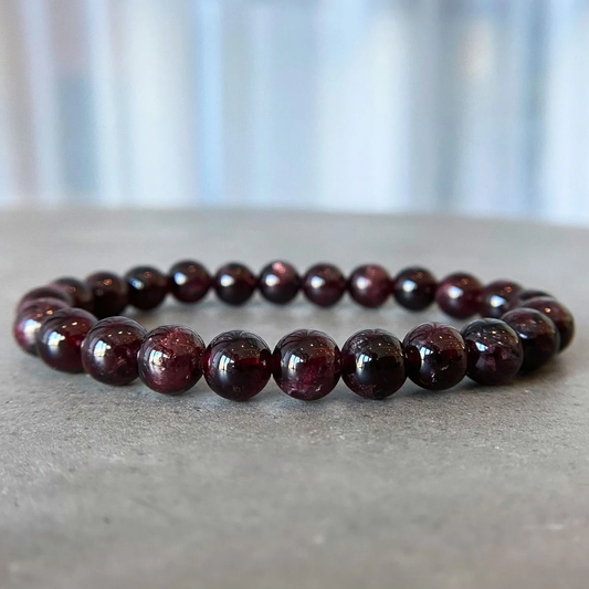Garnet Bracelet - induces passion, fire, energy & stability 1500