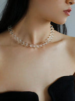स्फटिक -Clear Quartz Necklace