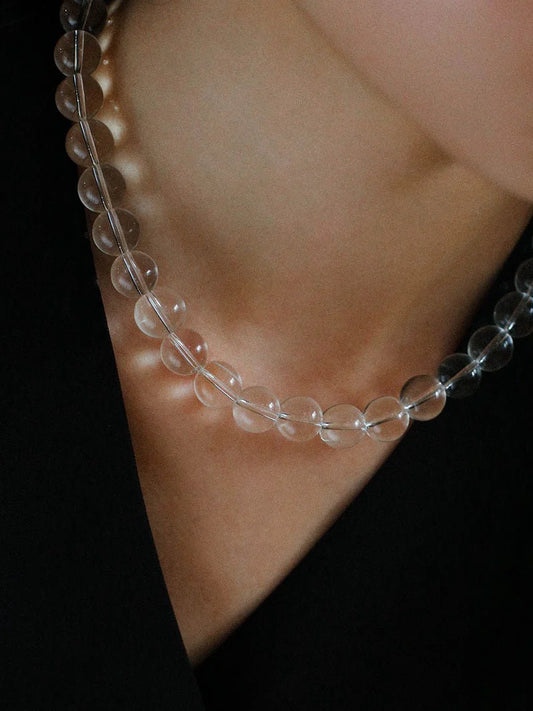 स्फटिक -Clear Quartz Necklace 800